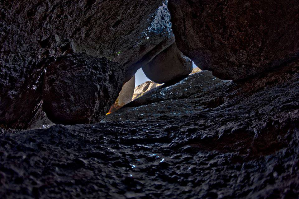 Volcanic rock spires along the High Peaks Trail in Pinnacles National Park