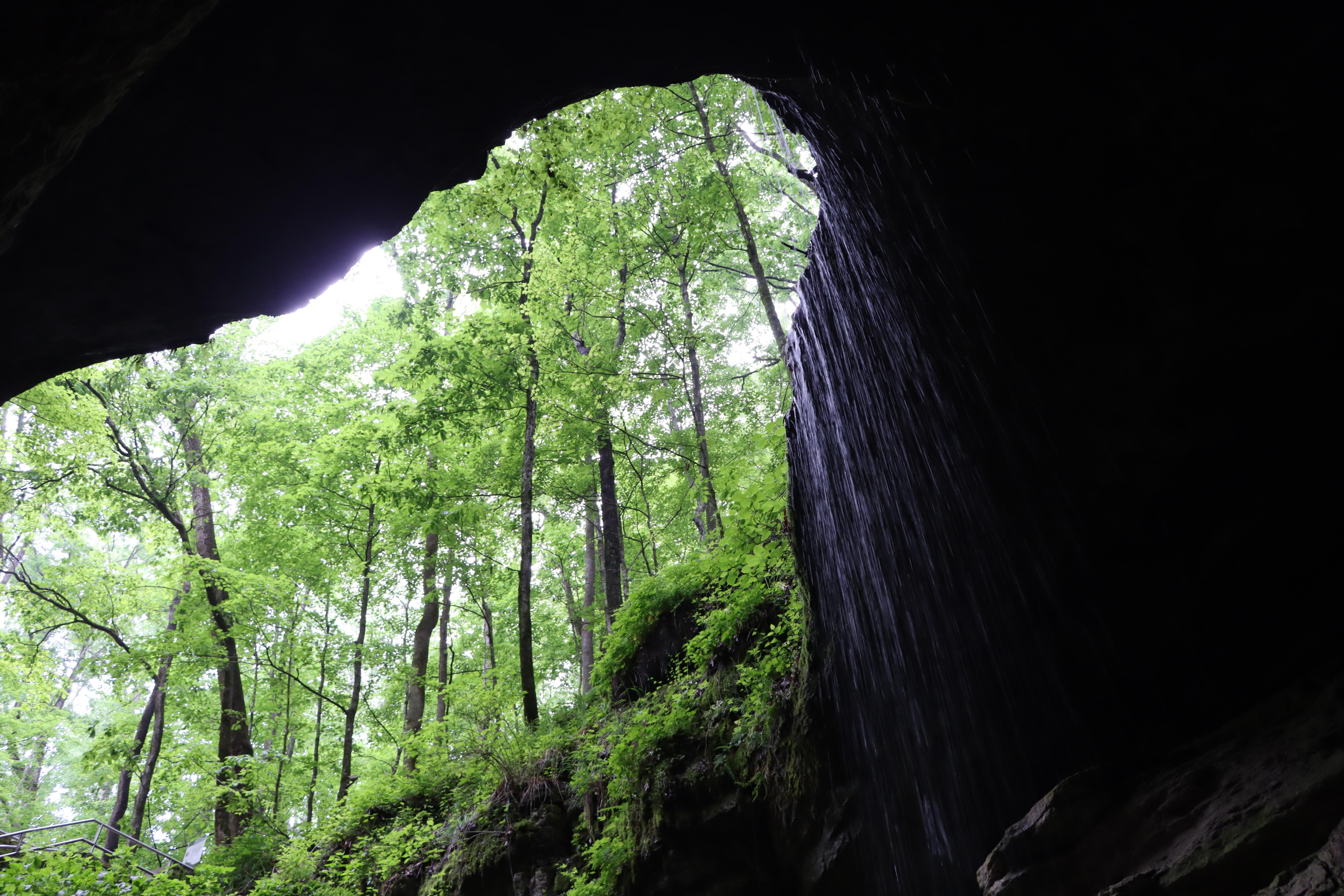 Cave passage in Mammoth Cave National Park, Kentucky, the closest national park to Cincinnati